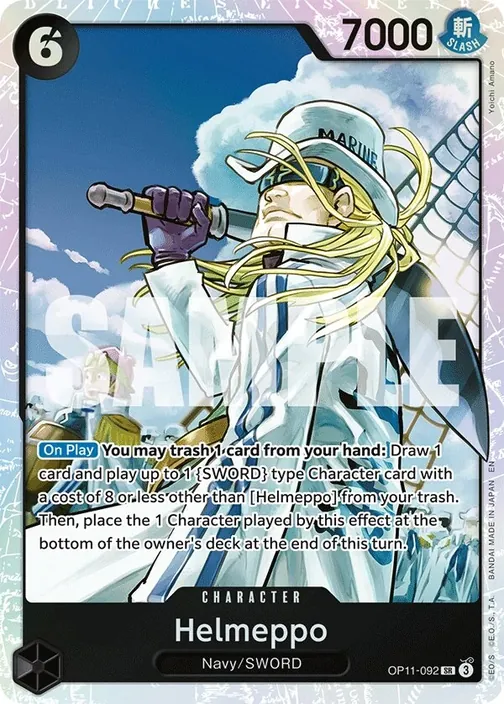 Carte One Piece anglaise OP11-092 Helmeppo