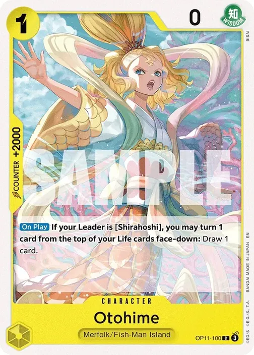 Carte One Piece anglaise OP11-100 Otohime