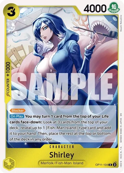 Carte One Piece anglaise OP11-104 Shirley