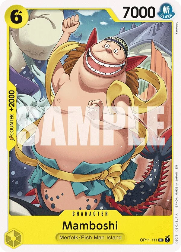 Carte One Piece anglaise Mamboshi OP11-111 UC