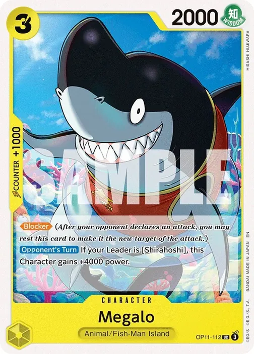 Carte One Piece anglaise OP11-112 Megalo