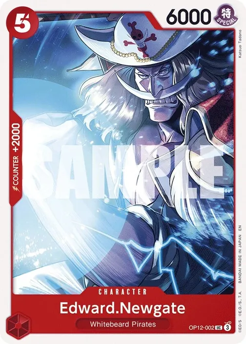 Carte One Piece anglaise OP12-002 Edward.Newgate