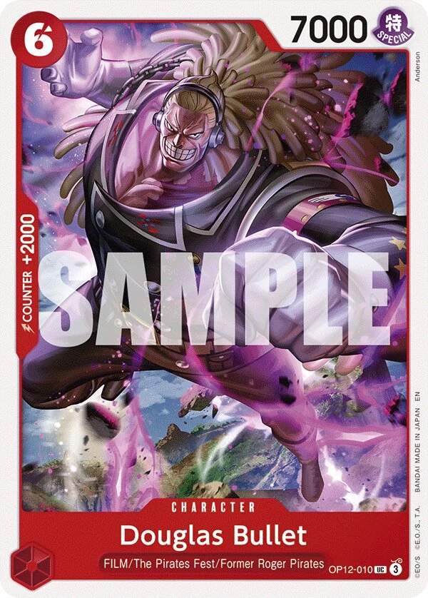Carte One Piece anglaise Douglas Bullet OP12-010 UC