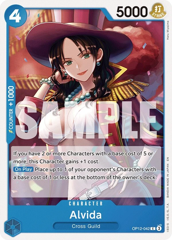 Carte One Piece anglaise Alvida OP12-042 C