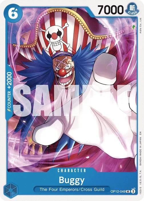 Carte One Piece anglaise OP12-049 Buggy