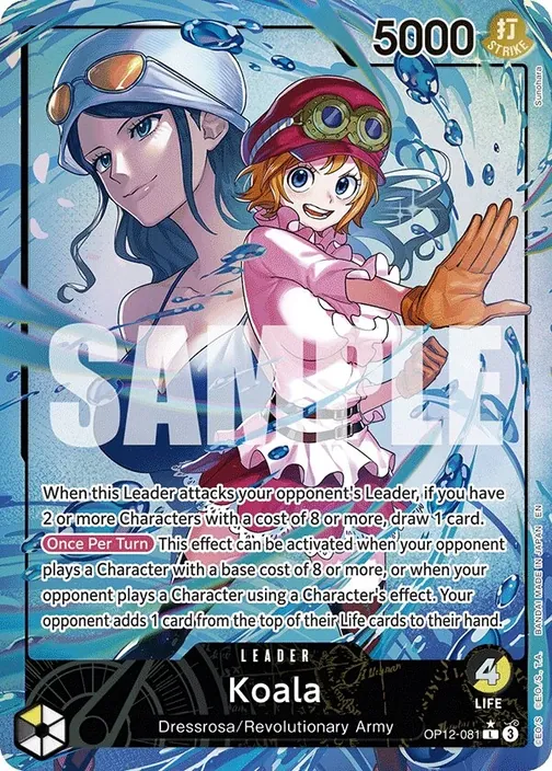 Carte One Piece anglaise OP12-081 Koala (version 2)