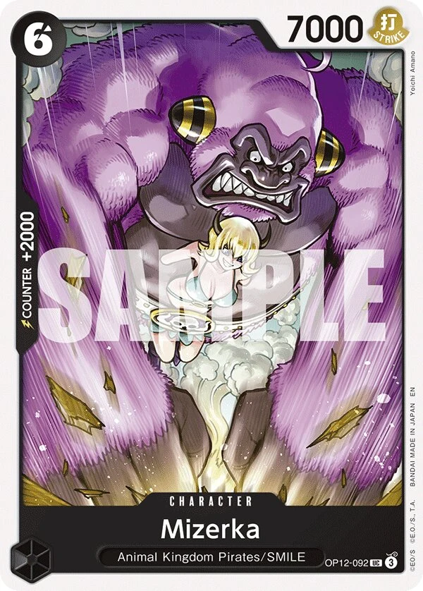 Carte One Piece anglaise Mizerka OP12-092 UC