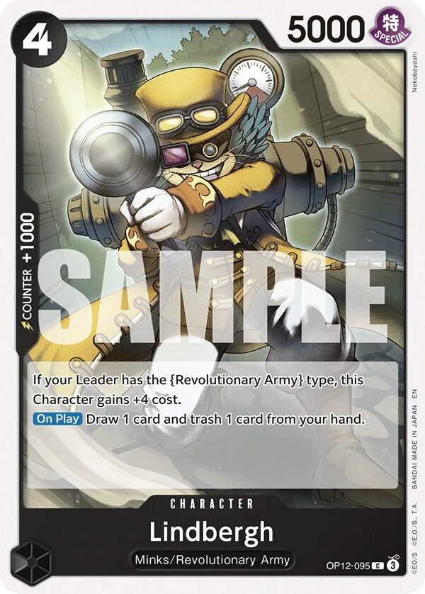 Carte One Piece anglaise Lindbergh OP12-095 C