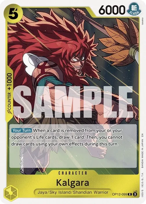 Carte One Piece anglaise OP12-099 Kalgara