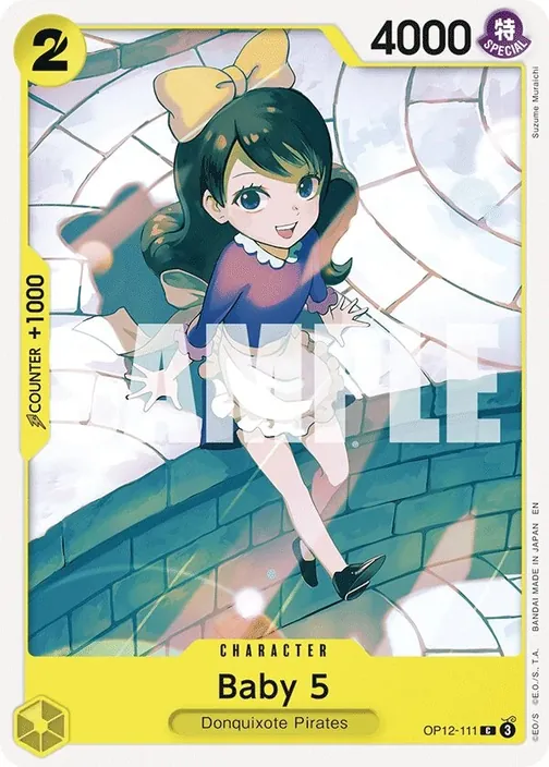 Carte One Piece anglaise OP12-111 Baby 5