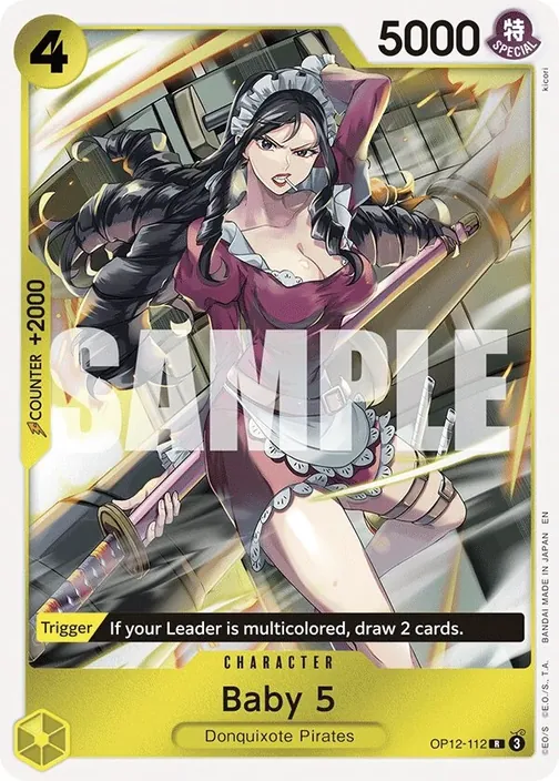 Carte One Piece anglaise OP12-112 Baby 5