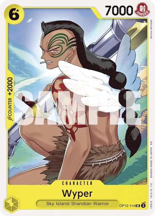 Carte One Piece anglaise OP12-114 Wyper