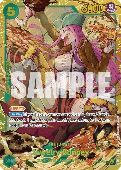 Carte One Piece anglaise OP12-118 Jewelry Bonney