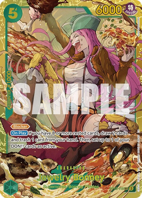 Carte One Piece anglaise Jewelry Bonney OP12-118 SEC