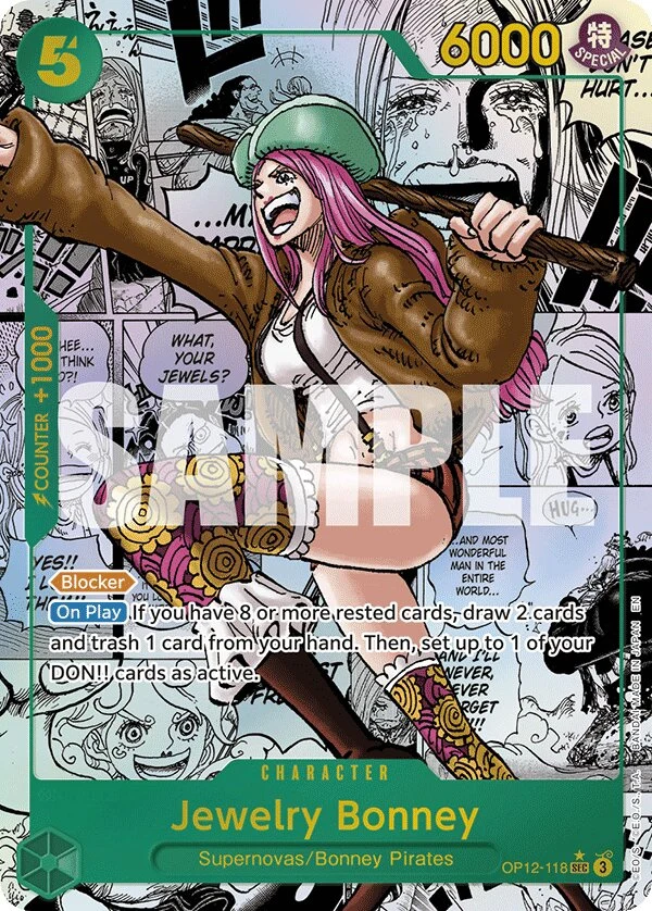 Carte One Piece anglaise Jewelry Bonney OP12-118 SEC
