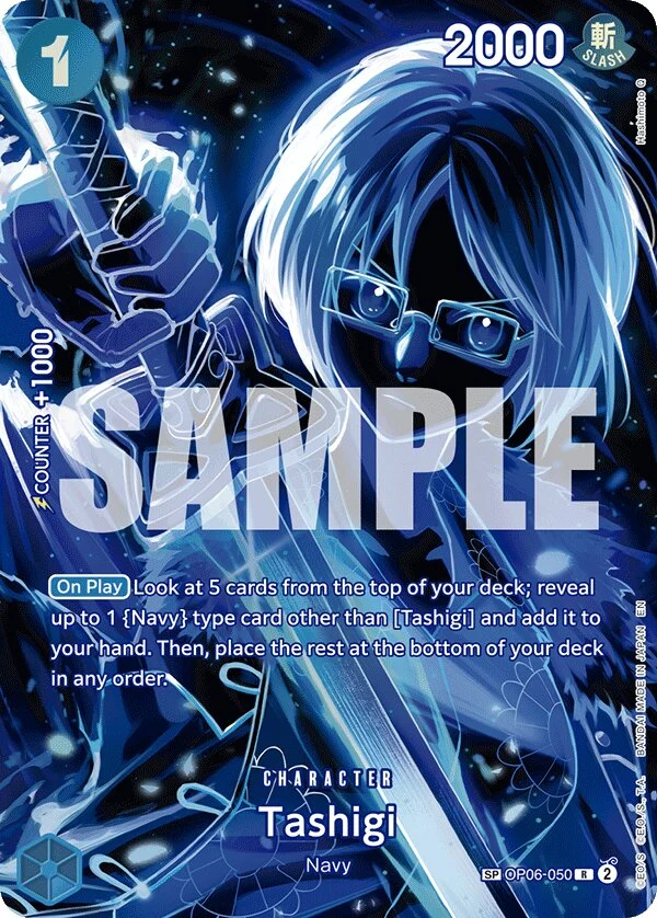 Carte One Piece anglaise Tashigi OP06-050 SP