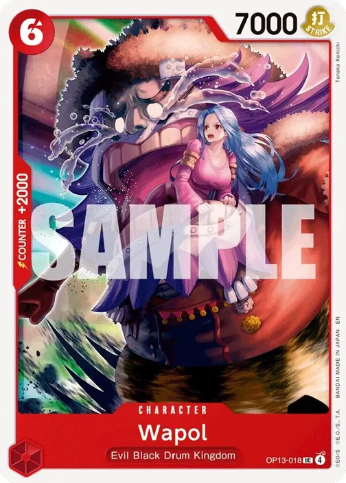 Carte One Piece anglaise OP13-018 Wapol