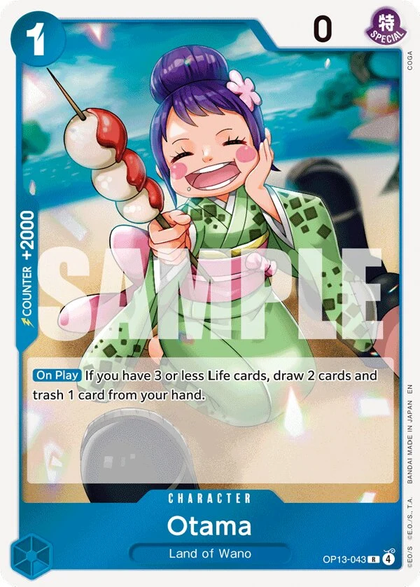 Carte One Piece anglaise Otama OP13-043 R