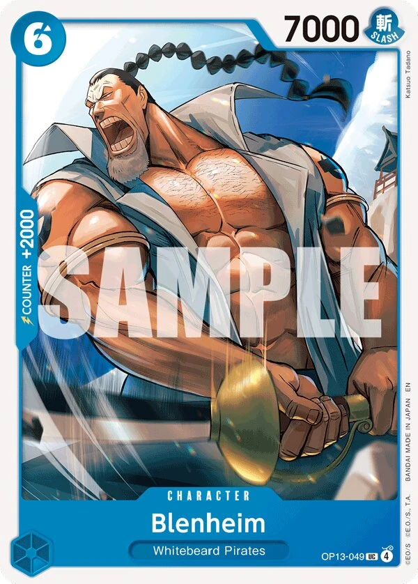 Carte One Piece anglaise Blenheim OP13-049 UC