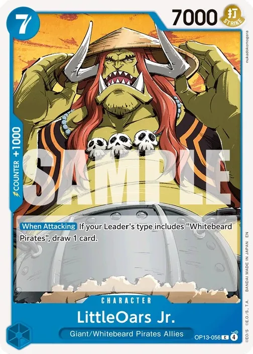 Carte One Piece anglaise OP13-056 LittleOars Jr.