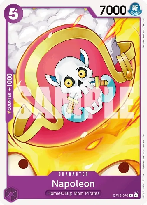 Carte One Piece anglaise OP13-070 Napoleon