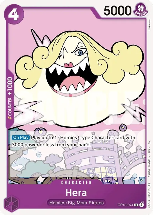 Carte One Piece anglaise OP13-074 Hera