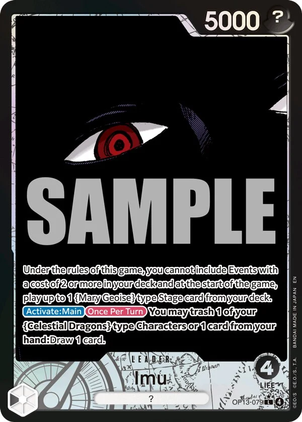 Carte One Piece anglaise Imu OP13-079 L