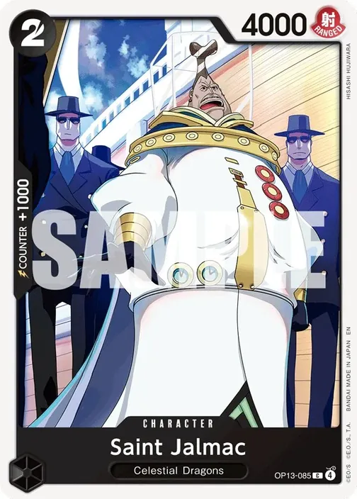 Carte One Piece anglaise OP13-085 Saint Jalmac