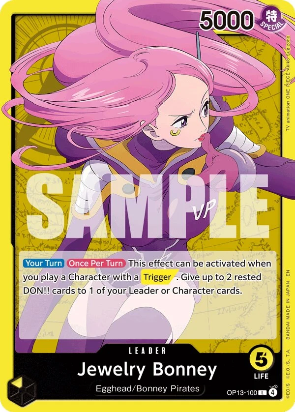 Carte One Piece anglaise Jewelry Bonney OP13-100 L