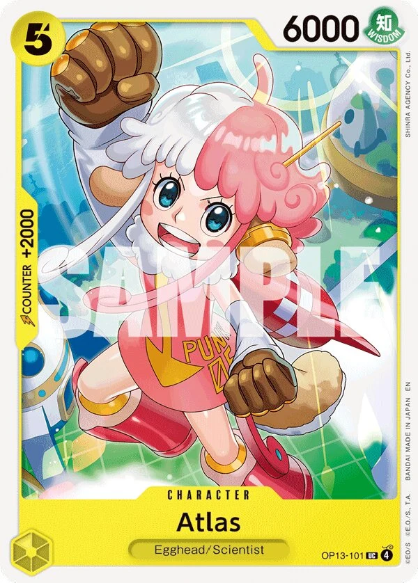 Carte One Piece anglaise Atlas OP13-101 UC