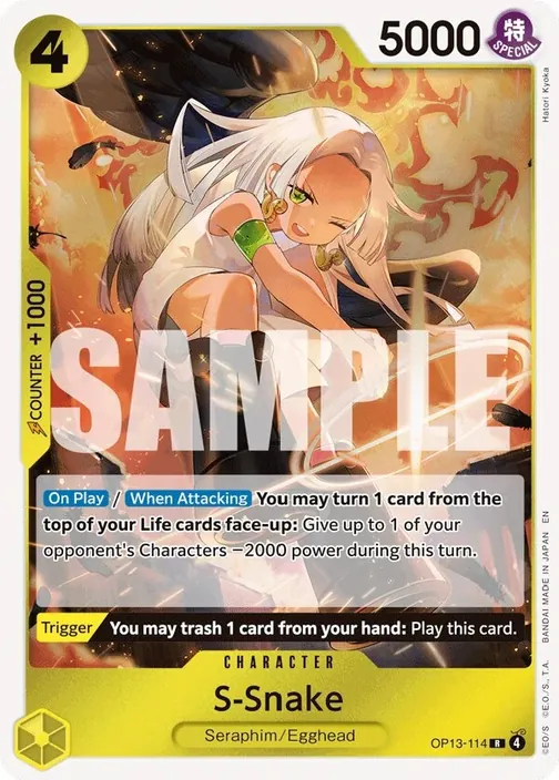 Carte One Piece anglaise OP13-114 S-Snake
