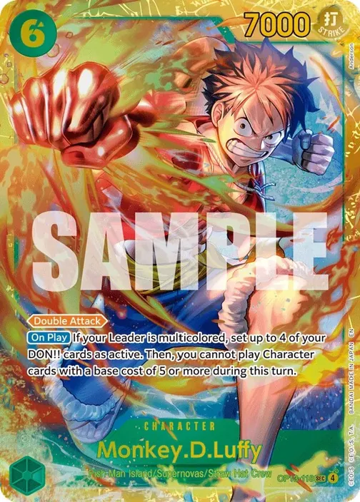 Carte One Piece anglaise OP13-118 Monkey.D.Luffy