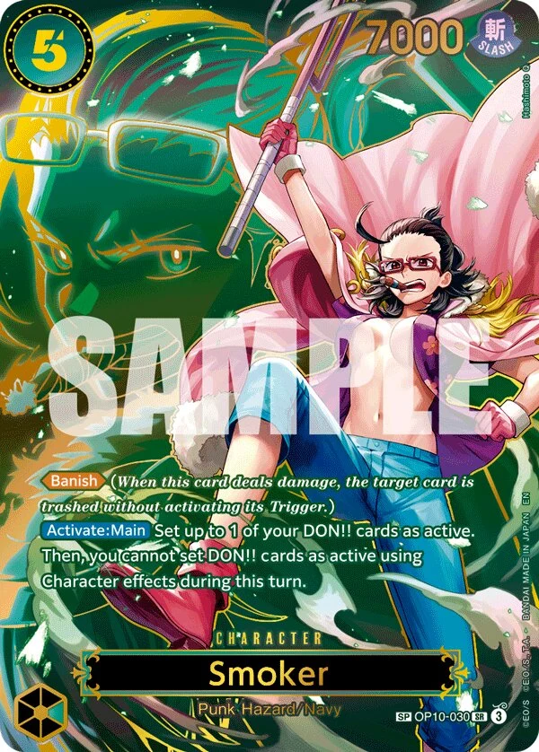 Carte One Piece anglaise Smoker OP10-030 SP