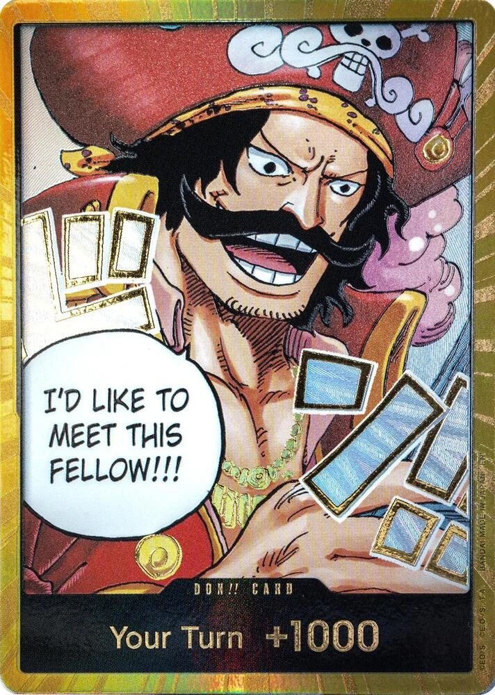 Carte One Piece anglaise DON!! Card