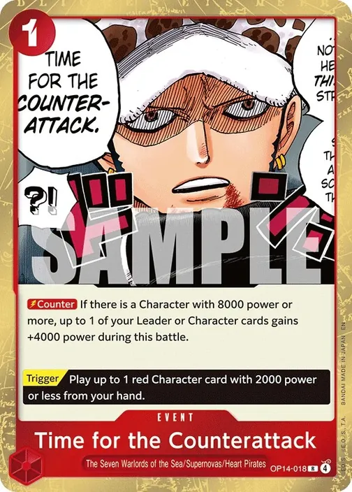 Carte One Piece anglaise OP14-018 Time for the Counterattack