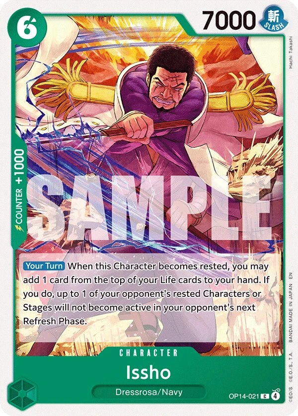 Carte One Piece anglaise Issho OP14-021 C