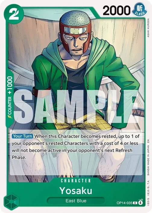 Carte One Piece anglaise OP14-035 Yosaku