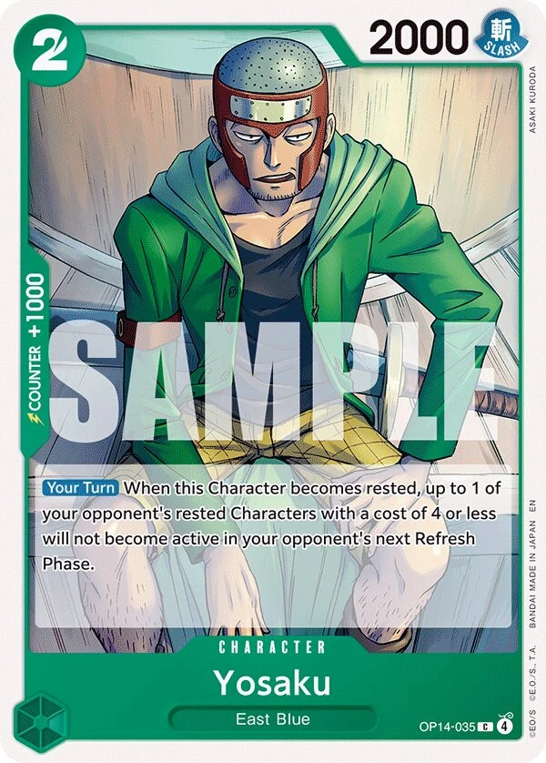 Carte One Piece anglaise Yosaku OP14-035 C