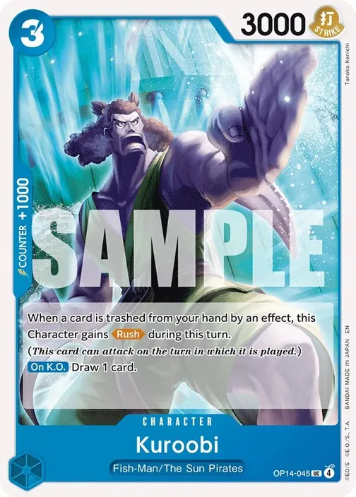 Carte One Piece anglaise OP14-045 Kuroobi