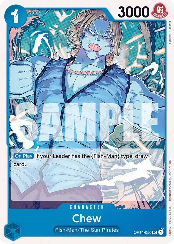 Carte One Piece anglaise Chew OP14-050 UC