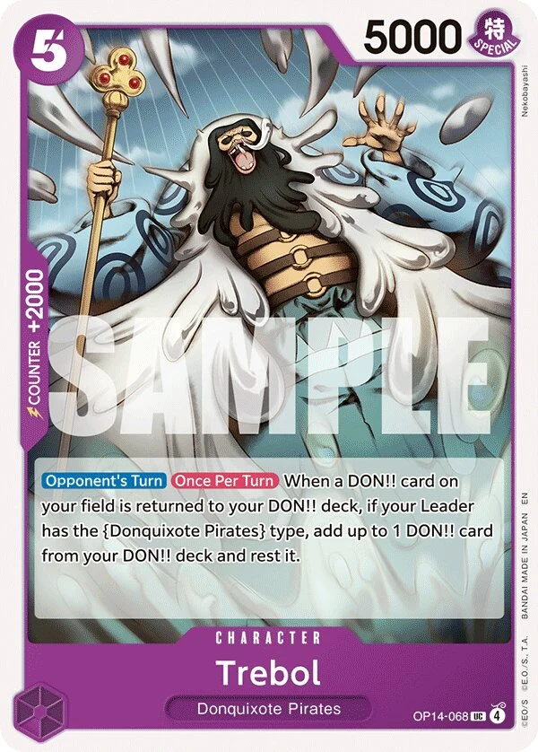 Carte One Piece anglaise Trebol OP14-068 UC