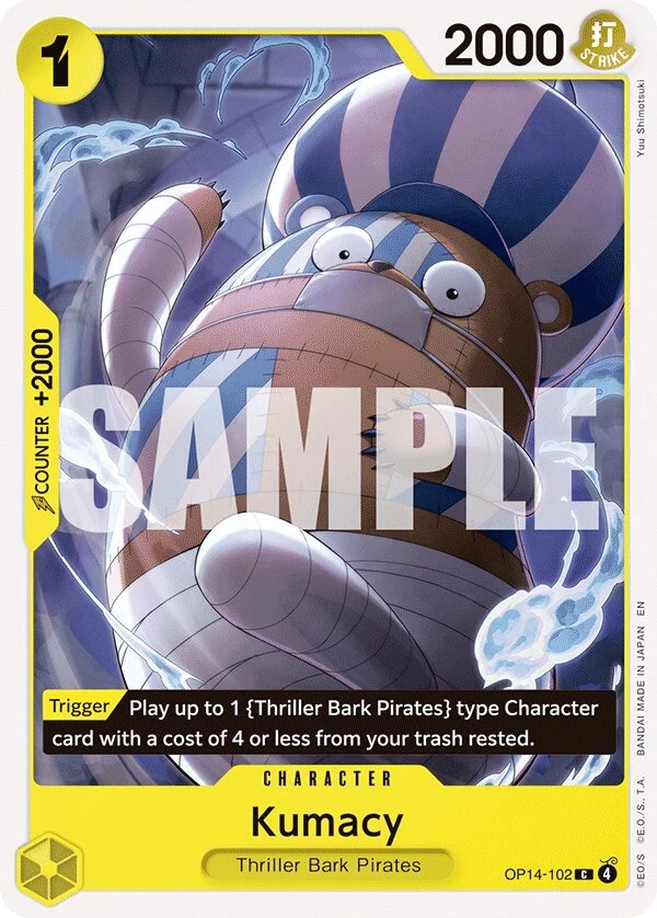 Carte One Piece anglaise Kumacy OP14-102 C