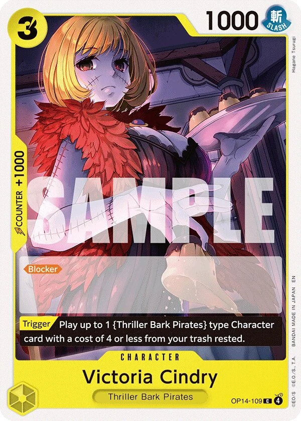 Carte One Piece anglaise Victoria Cindry OP14-109 C