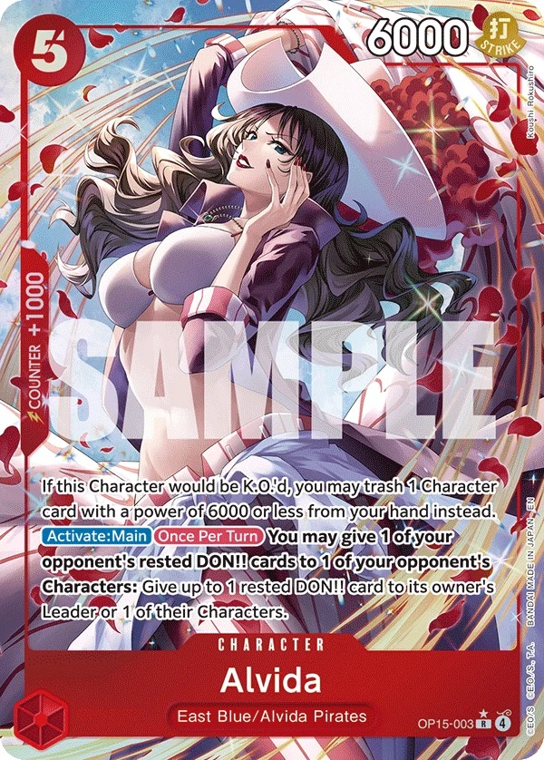 Carte One Piece anglaise Alvida OP15-003 R