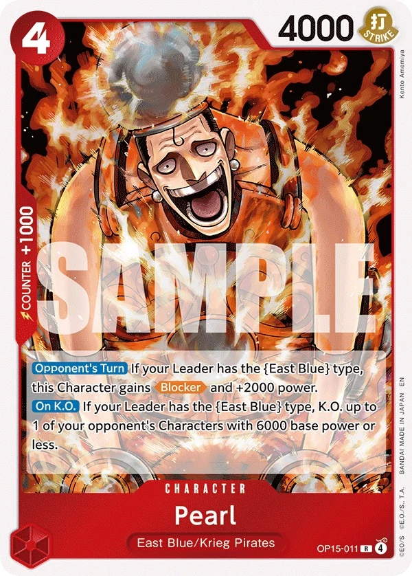 Carte One Piece anglaise Pearl OP15-011 R