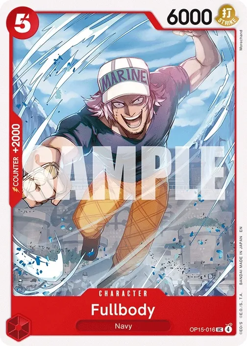 Carte One Piece anglaise OP15-016 Fullbody