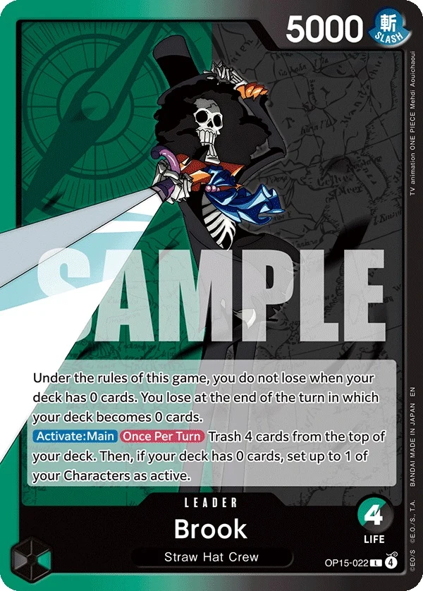 Carte One Piece anglaise Brook OP15-022 L