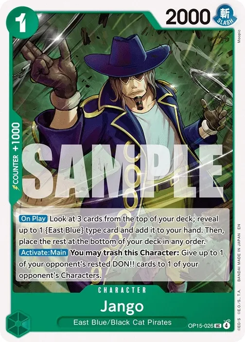 Carte One Piece anglaise OP15-026 Jango