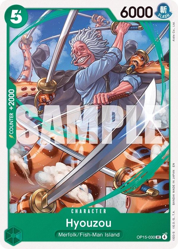 Carte One Piece anglaise Hyouzou OP15-030 UC