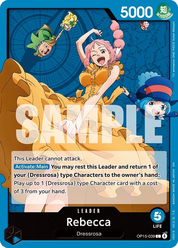 Carte One Piece anglaise Rebecca OP15-039 L